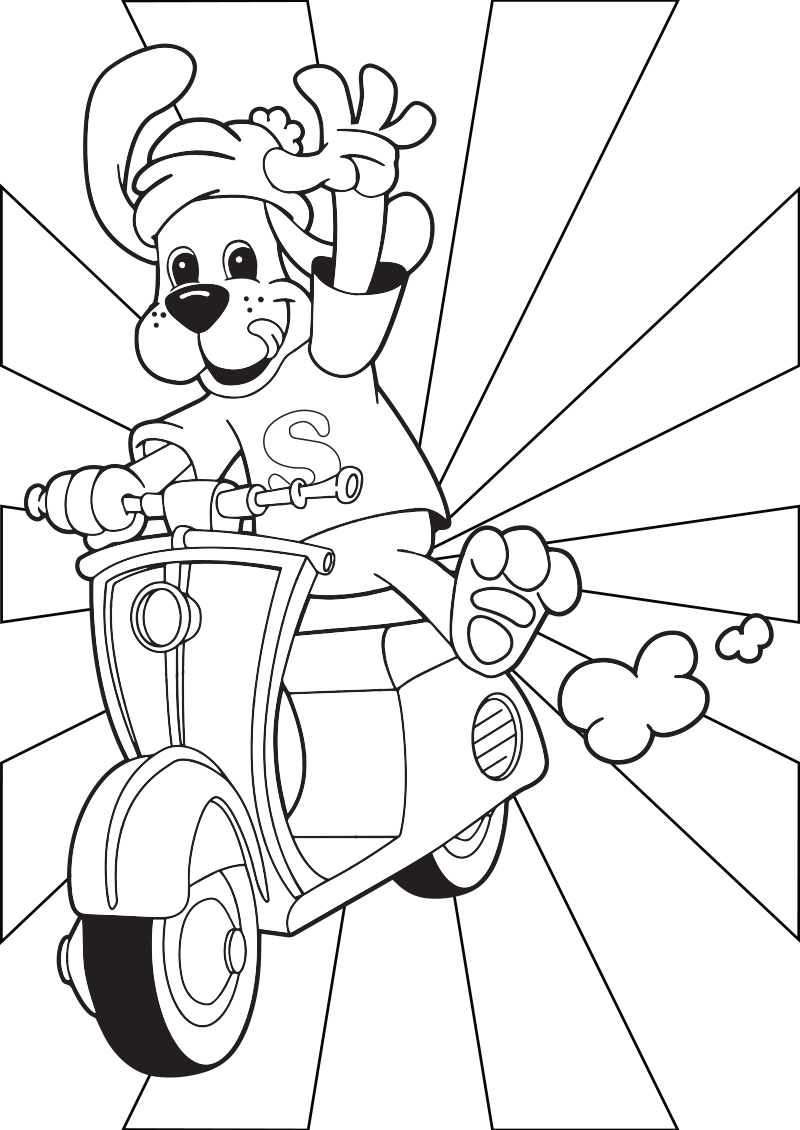 Colouring sheet